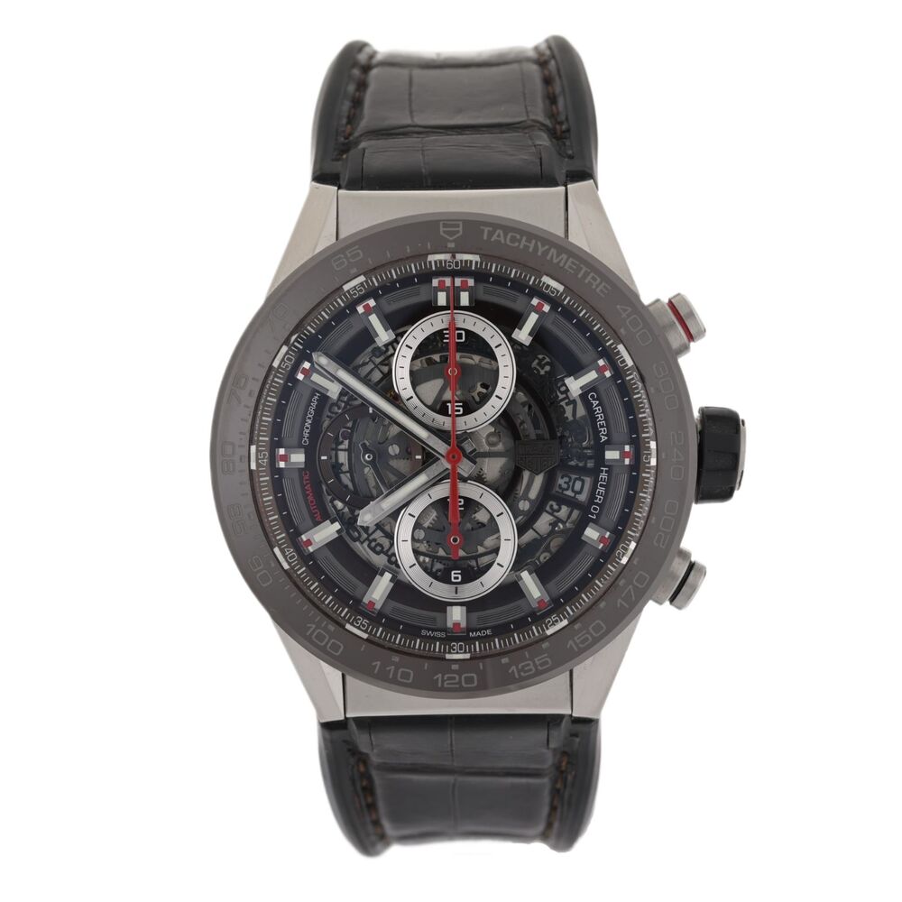 TAG Heuer Carrera CAR201U-0 Skeleton Brown Automatic 43mm Men's Watch